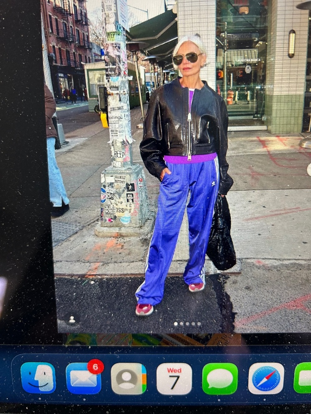 Adidas Purple Track Pants